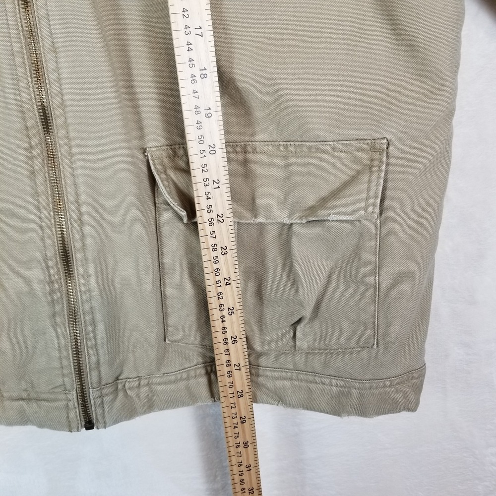 Kirra Jacket Men‎ XL Tan Cotton Canvas Quilted Legendary Pointbreak Utility Coat - Picture 8 of 9